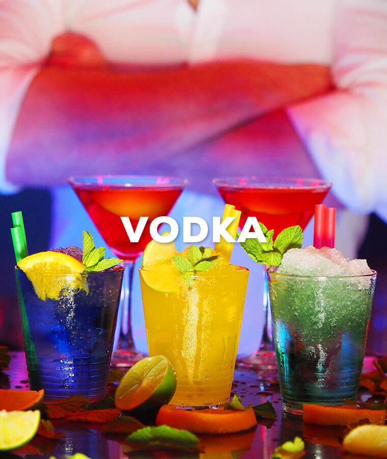 Des cocktails à base de vodka