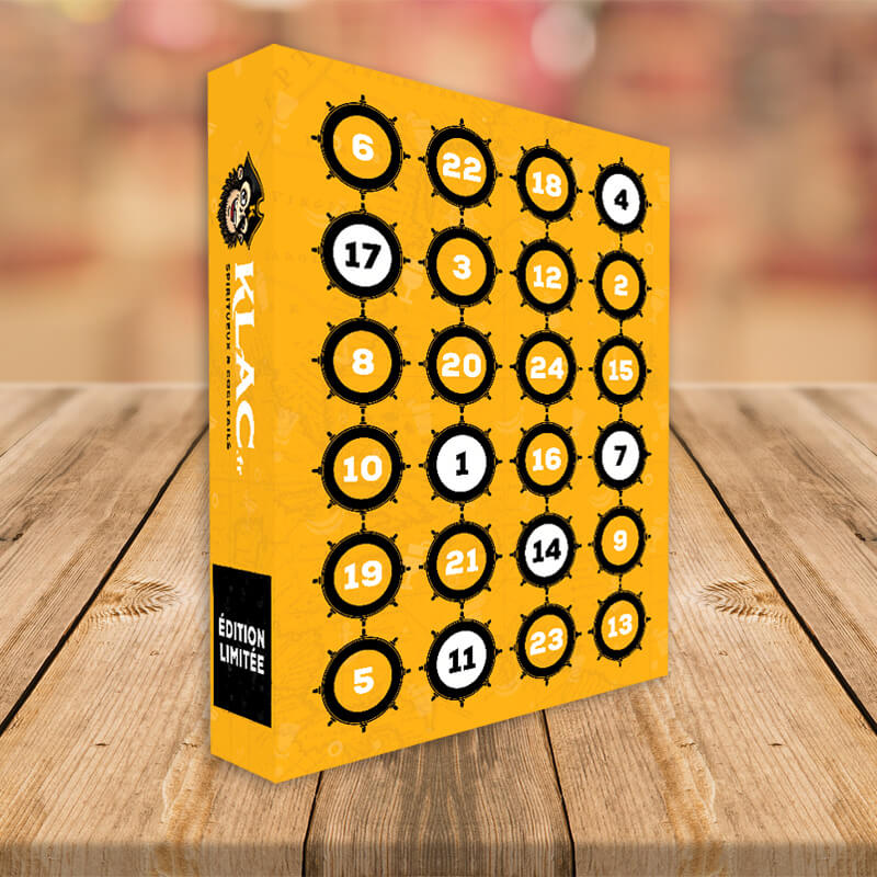 Calendrier avent rhum Klac batch 1