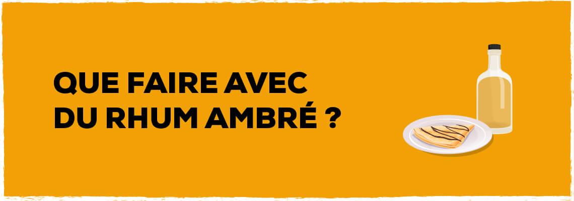 Illustration Que faire avec du rhum ambré ? Nos recommandations
